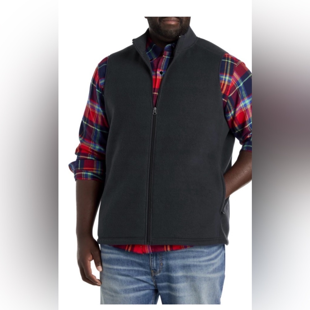 HARBOR BAY
Polar Fleece Vest Men's Black Fleece Vest 5XTL